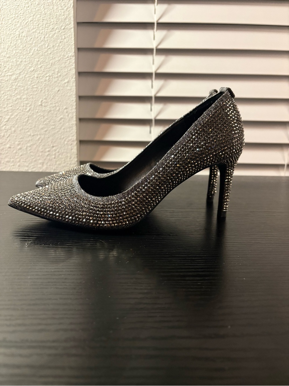 MICHAEL Michael Kors Alina Flex Crystal Rhinestone Pump Heels 7